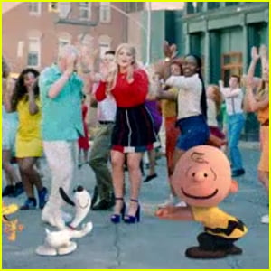 Meghan Trainor Dances With Snoopy in 