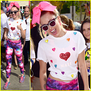 Miley Cyrus Joins L.A County Walk To Defeat ALS