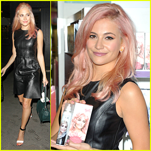 Pixie Lott Shows Off Sorbet Color From Her Paint Hair Collection