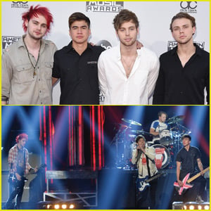 5 Seconds of Summer Rock Out to 'Hey Everybody' at AMAs 2015 - Watch Now!