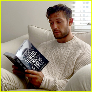 Watch Alex Pettyfer Reading from New Book 'Blood, Ink, & Fire' (Exclusive)