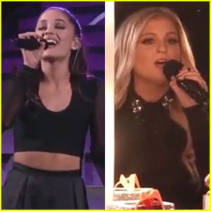 Ariana Grande & Meghan Trainor Perform 'Boys Like You' on 'DWTS' Finals - Watch Now!