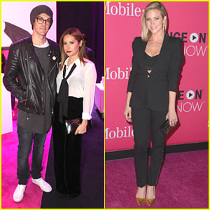 Ashley Tisdale & Brittany Snow Hit Up T-Mobile's Un-carrier X Launch Event
