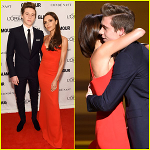 Brooklyn Beckham Joins Mom Victoria at Glamour's Women of the Year 2015