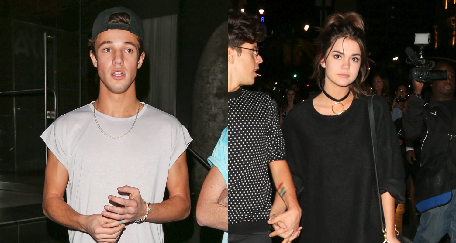 Cameron Dallas & Maia Mitchell Celebrate Hailey Baldwin’s Birthday