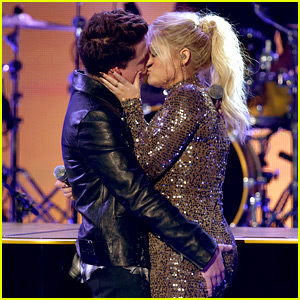 Charlie Puth Explains Why He Kissed Meghan Trainor at AMAs 2015 (Video)
