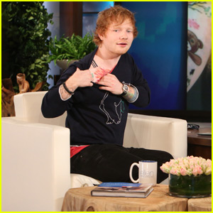 Ed Sheeran Explains That Giant Lion Tattoo on 'The Ellen Show' (Video)