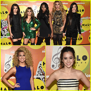 Fifth Harmony Join Tori Kelly & Megan Nicole At Nickelodeon's 2015 Halo Awards