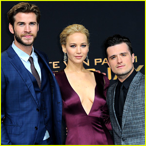 Jennifer Lawrence, Liam Hemsworth, & Josh Hutcherson Are Picture Perfect at 'Hunger Games' Berlin Premiere!