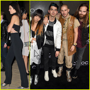 Joe Jonas Mingles With Kendall Jenner & Tyga at Diddy's Birthday Bash