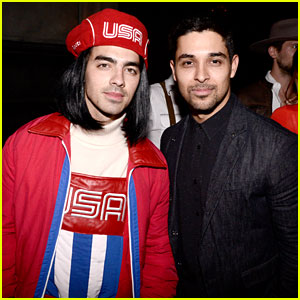 Joe Jonas Emulates Will Ferrell at Just Jared's Halloween Party!