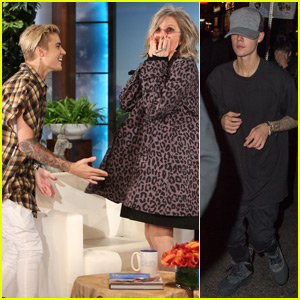Diane Keaton Totally Fangirls Out Over Justin Bieber on 'Ellen' - Watch Now!