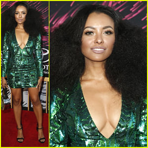 Kat Graham Goes With Big Hair For Soul Train Awards in Vegas