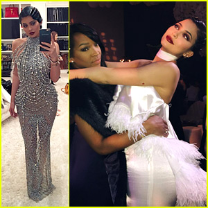 Kylie Jenner Serves Up Two Flapper Looks for Mom's Birthday Party!