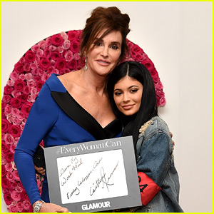 Kylie Jenner Gives Caitlyn Jenner a Big Hug at 'Glamour' Event!