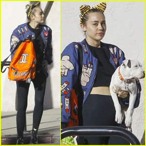 Miley Cyrus Adopts an Adorable New Puppy!