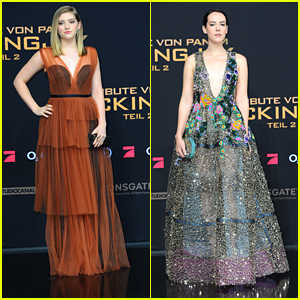 Willow Shields & Jena Malone Bring Final 'Hunger Games' Premiere To Berlin