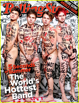 5 Seconds of Summer Pose in Their Birthday Suits for 'Rolling Stone'