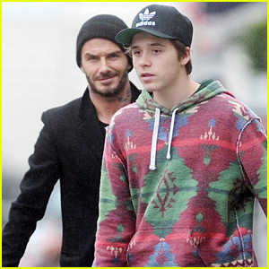 Brooklyn Beckham Gets In Some Shopping Time with Dad David!