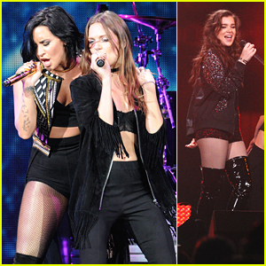 Demi Lovato & Tove Lo Team Up For 'Cool For the Summer' Duet at Tampa Jingle Ball (Video)