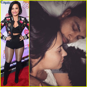 Demi Lovato Shares Snuggly Bed Photo With Wilmer Valderrama