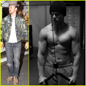 Derek Hough's Six-Pack Abs Are on Fire!