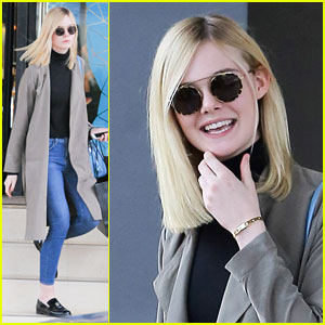 Elle Fanning Heads Out for Some Holiday Shopping