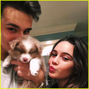 Jacob Whitesides Shares Cute 'Family' Pic with Bea Miller & New Pup Ollie