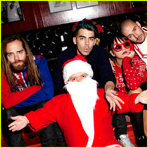 Joe Jonas & DNCE Host Holiday Themed Jingle Ball After Party!
