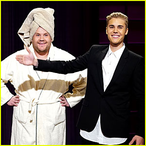Justin Bieber Takes Over the Monologue for James Corden
