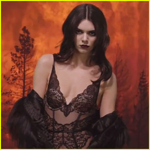 Kendall Jenner Goes Up in Flames for 'Love' Advent Christmas Video