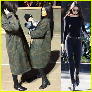 Kendall Jenner Hangs With Kylie & Their Cute Nephew Reign Before His First Birthday