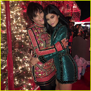 Kylie Jenner Parties With Friends at Kris Jenner's Christmas Eve Party