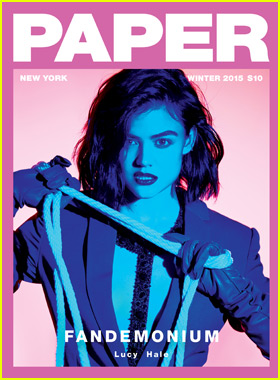 Lucy Hale Causes 'Fandemonium' on New 'Paper' Mag Cover