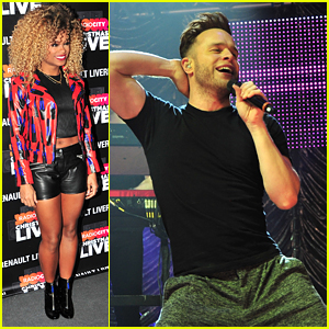 Fleur East & Olly Murs Show Off Insane Dance Moves At Radio City Christmas 2015