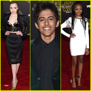 Peyton List & 'Bunk'd' Cast Hit Up 'Star Wars: The Force Awakens' Premiere