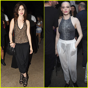 Lily Collins' Art Basel Weekend Is All Blurring Together!