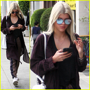 Sofia Richie Goes Back To Blonde For Holiday Season