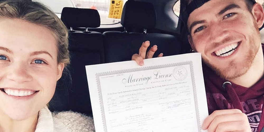 Witney Carson Just Got Her Marriage License!
