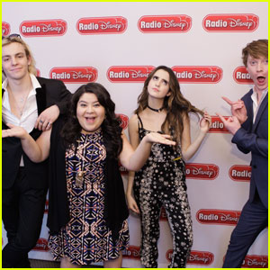 'Austin & Ally' Stars Visit Laura Marano on 'For the Record' First Show - See Exclusive Pics!