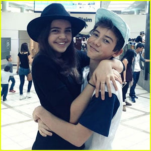 Bailee Madison Runs Into Her 'Just Go With It' Co-Star Griffin Gluck at the Airport!