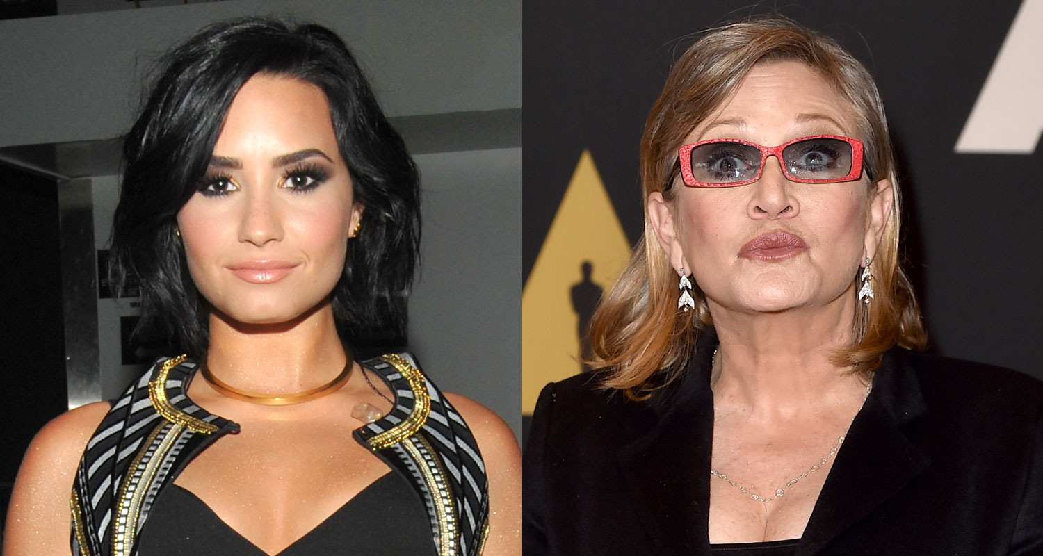Demi Lovato Praises ‘Star Wars’ Actress Carrie Fisher for Calling Out Body Shamers