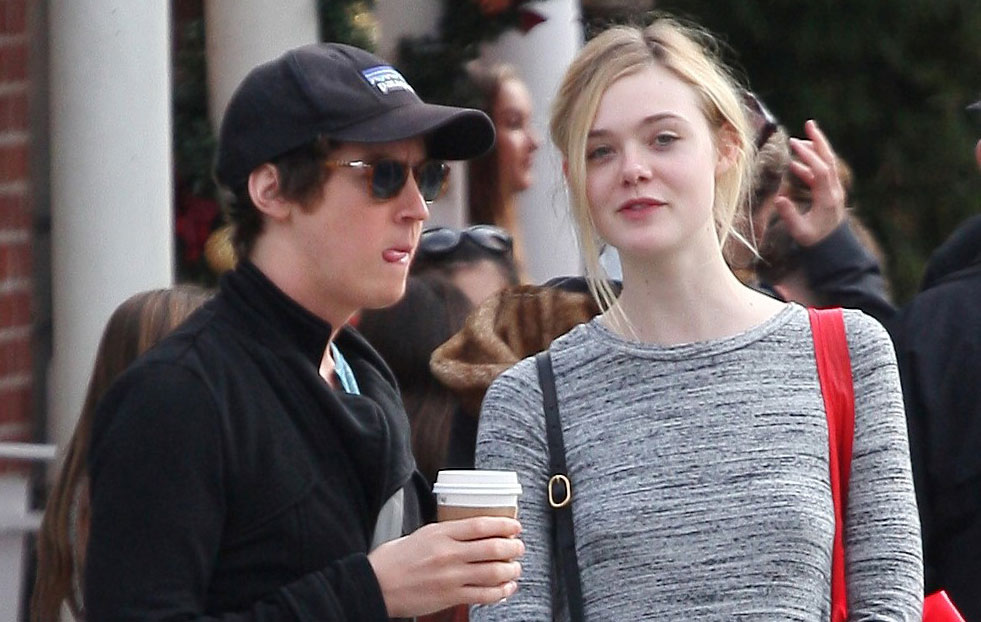 Elle Fanning Shares Laughs With Boyfriend Zalman Band 