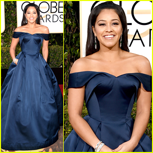 Gina Rodriguez Takes Father To Golden Globes 2016