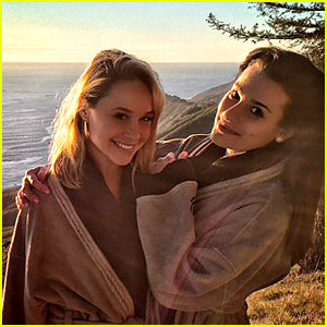 Lea Michele Celebrates New Year's Eve in Paradise with Becca Tobin!