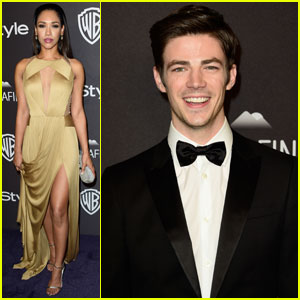 Candice Patton & Grant Gustin Party With InStyle After Golden Globes 2016