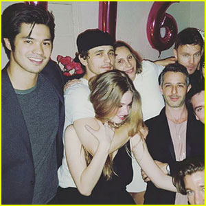 Ross Butler Parties With James & Dave Franco on New Year's Eve