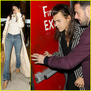 Harry Styles Attends Pal's Birthday Bash With Kendall Jenner