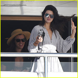 Kendall Jenner Snaps Pictures of Harry Styles Aboard Yacht in St. Barts