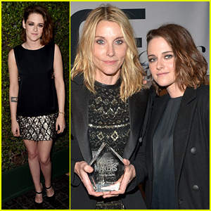 Kristen Stewart Honors Her Makeup Artist at Marie Claire Event!